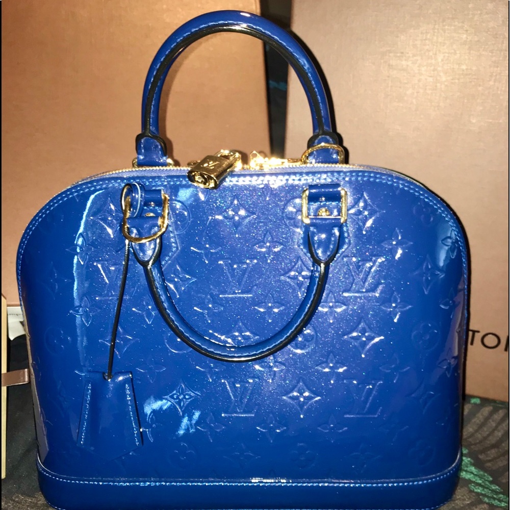 LOUIS VUITTON MONOGRAM VERNIS ALMA PM HANDBAG 👜 - Picture 13 of 13